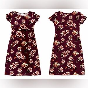 French Grey Maternity Dress